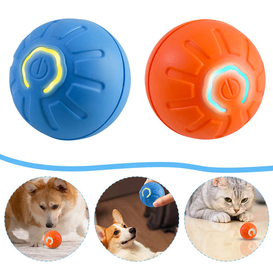 Alloet Intelligent Automatic Rolling Cat Toy Self Moving Bouncing Ball