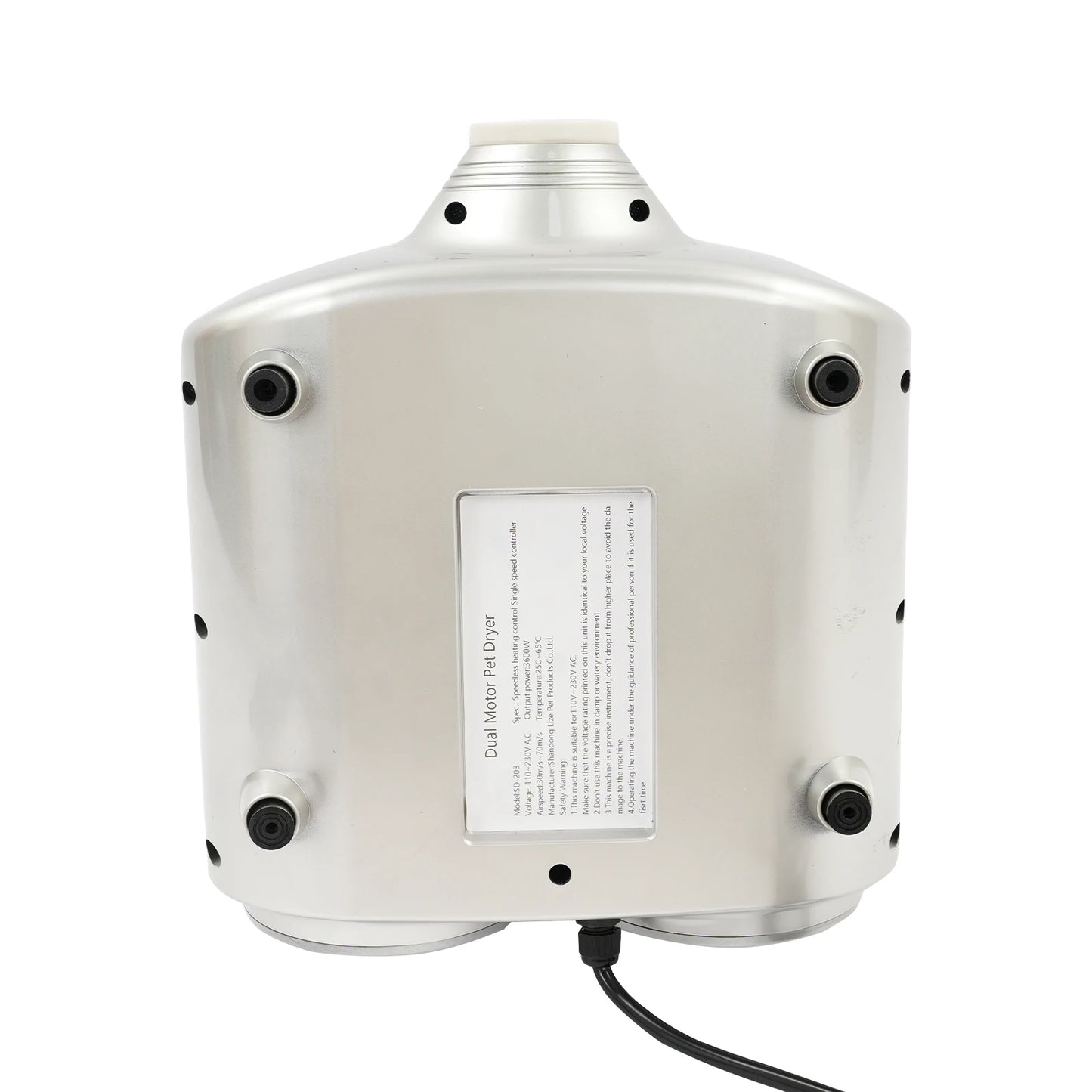 Pet Grooming Hair Dryer Blower Dual Motor 3600W High Power