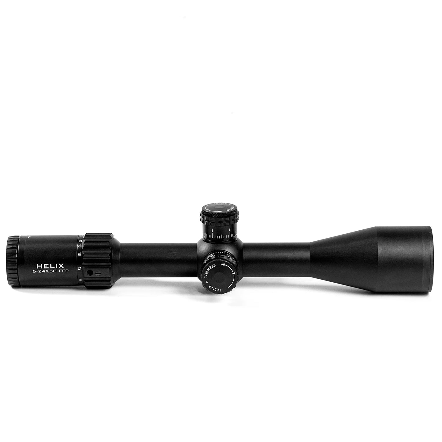 ELEMENT Helix 6-24x50 FFP Riflescope Zerostop 30mm Tube APR-2D MRAD Reticle Optic for Long Range Precision Hunting Shooting