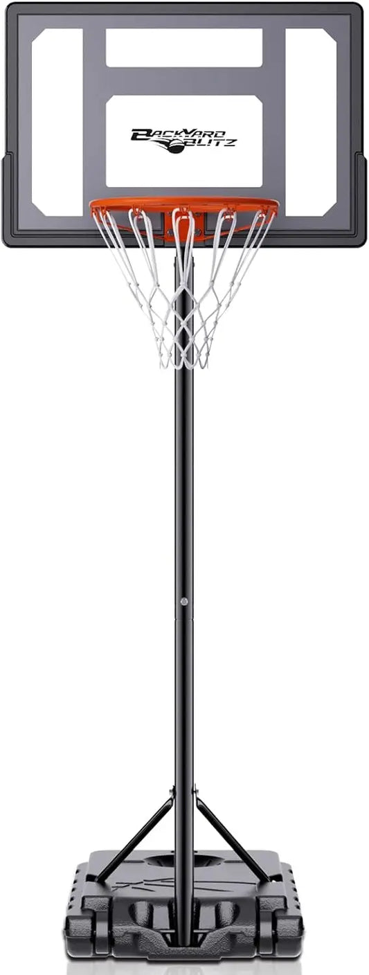 Portable Basketball Hoop for Backyard Fun, Adjustable Height, Easy Setup