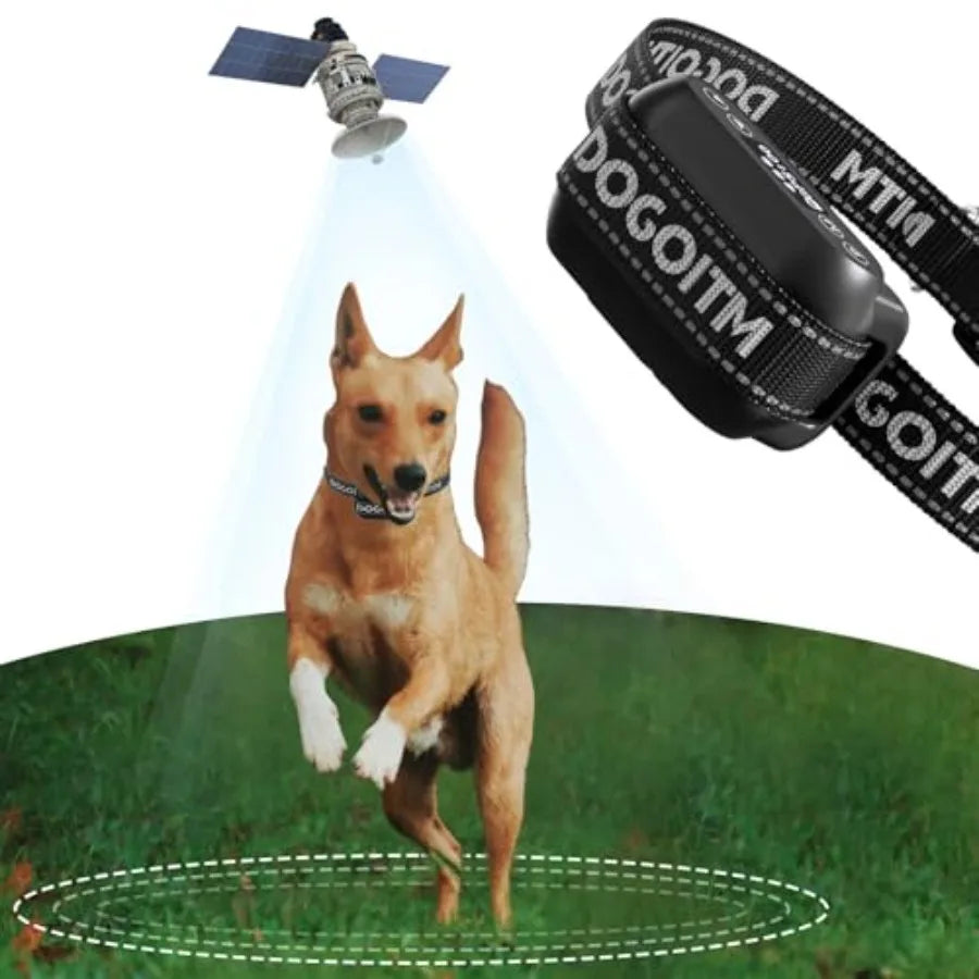 Wireless Dog Fence GPS Collar With Real Time Signal Updates