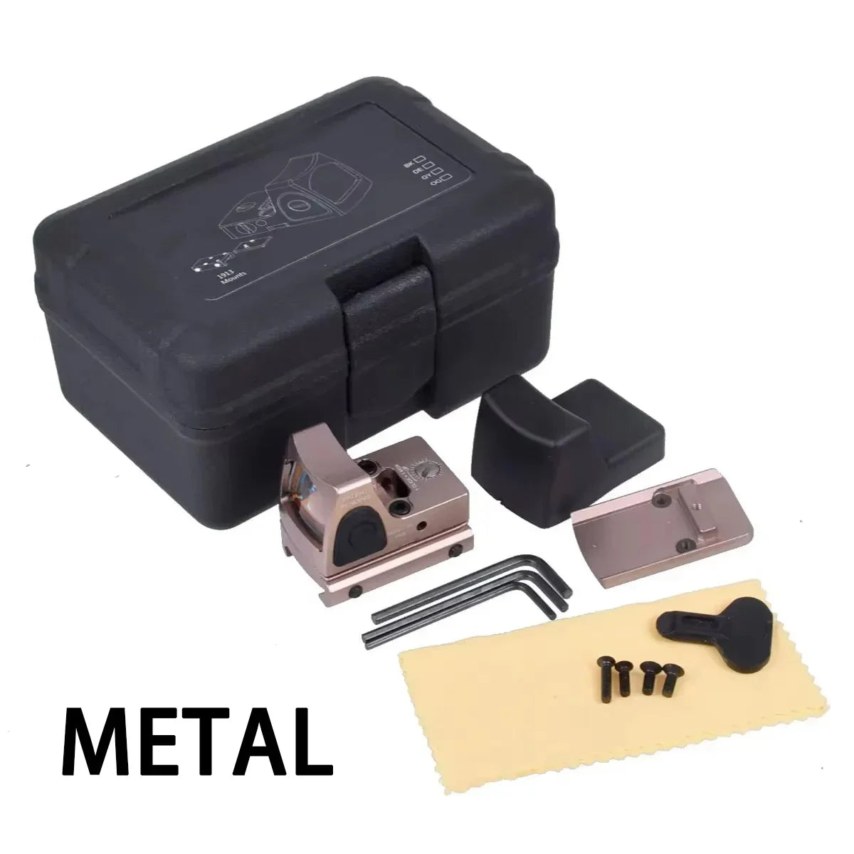 Red Dot Sight NYLON METAL Reflex Sights Scope with Picatinny and G-Mount for Glock17 Airsoft Rifle Handgun Hunting G17 G19 Sight