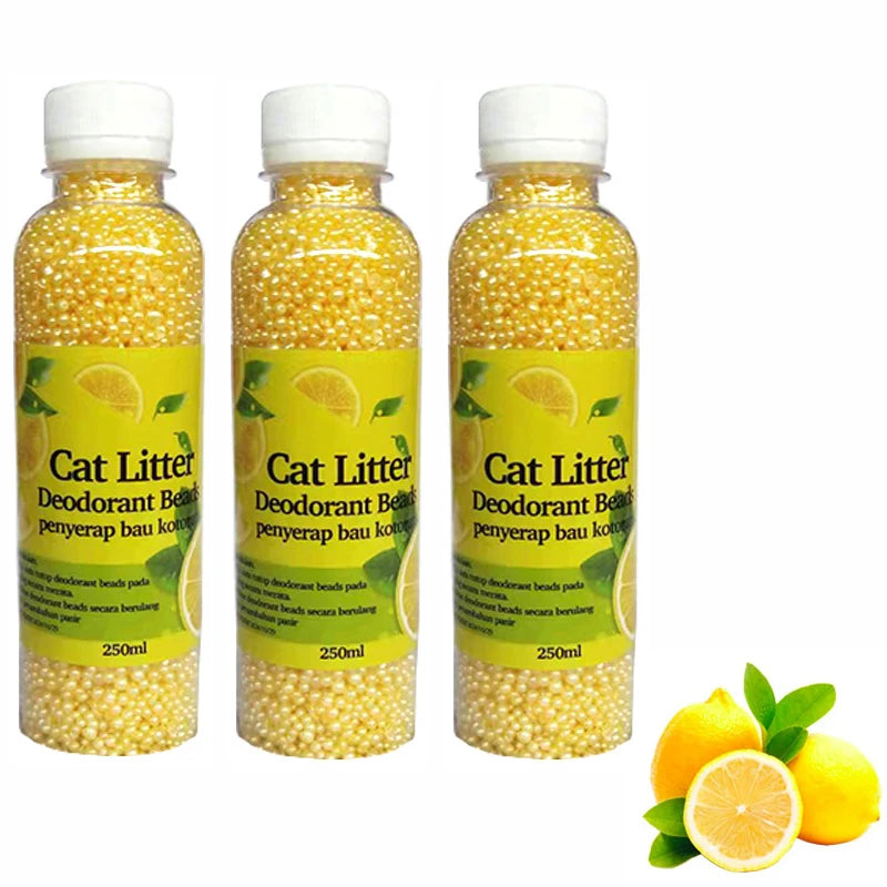 Cat Litter Box Deodorizer Odor Remover Fresh Scent Crystals