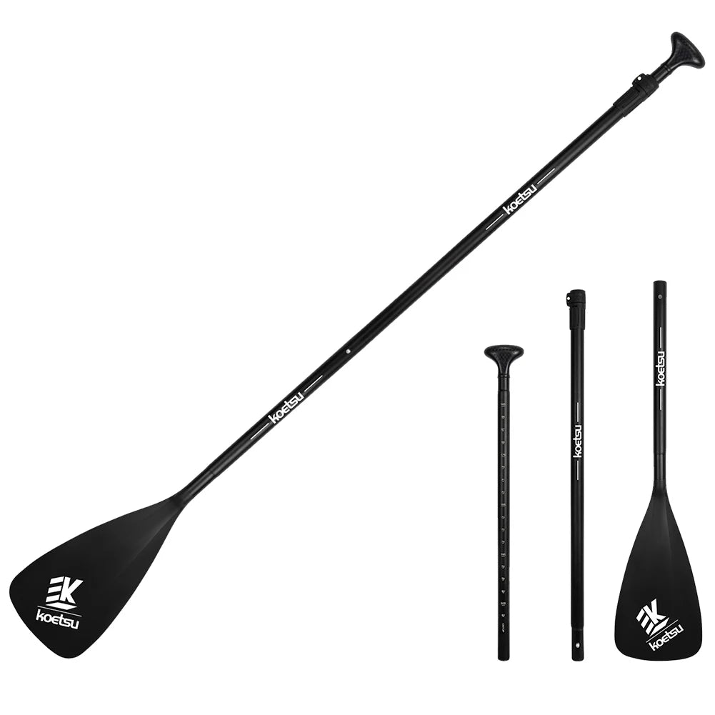 APWIKOGER Detachable 3Piece SUP Paddle Adjustable Aluminum Alloy Paddleboard StandUp