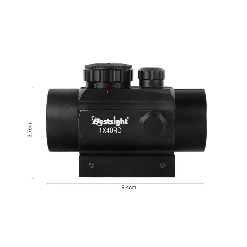 Nabila Rifle Red Dot Sight Reflex Optic IPX4 Waterproof Shockproof FogProof Durable Aluminum Construction Tactical Ready
