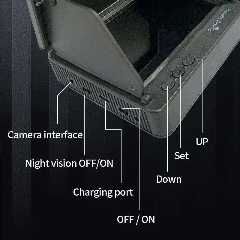 GUANMOU Portable Underwater Fishing Camera With Infrared Night Vision