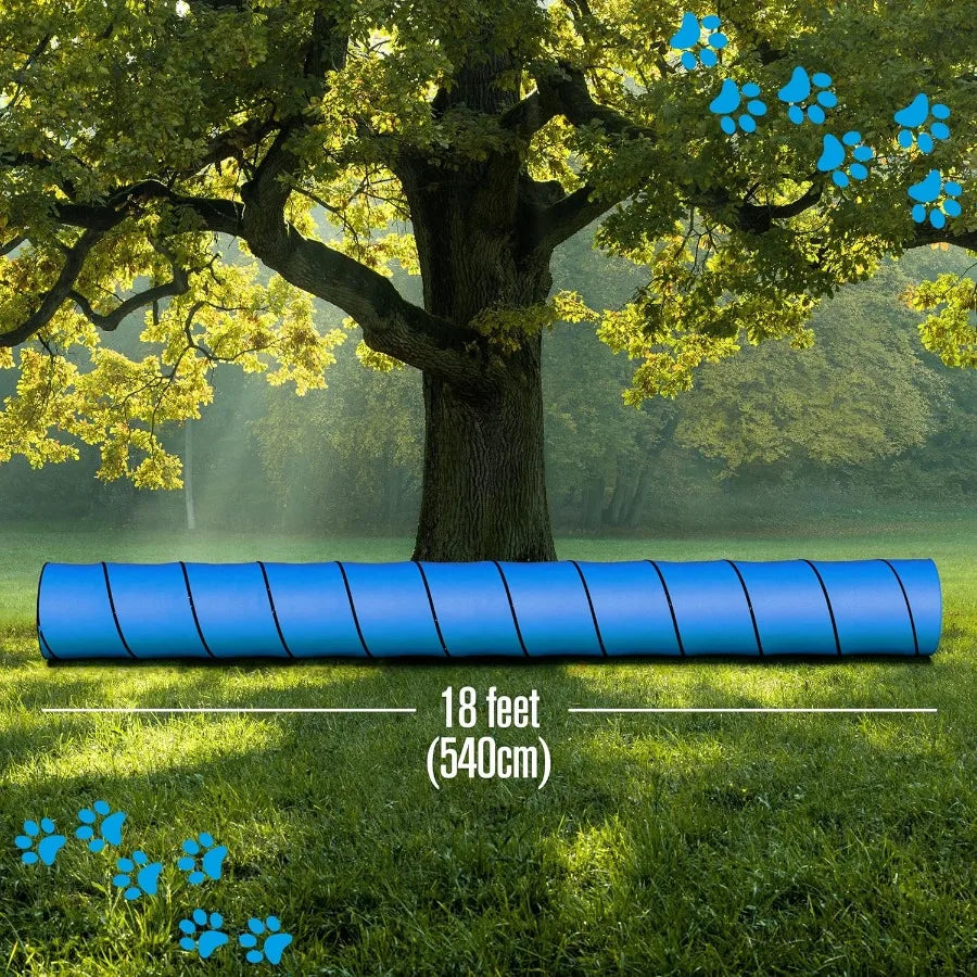 Dog Tunnel Agility Equipment For Indoor Outdoor Playground