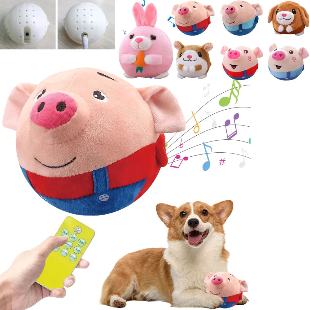 Alloet Electronic Dog Toy Ball Interactive Bouncing Ball With Music