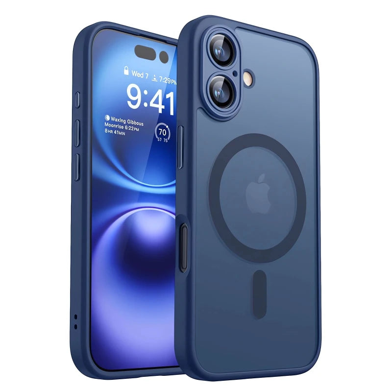 MagneticLuxuryArmorCase For IPhone 17ProMax MagSafe Compatibility UltraDurable Shockproof Defense Cover