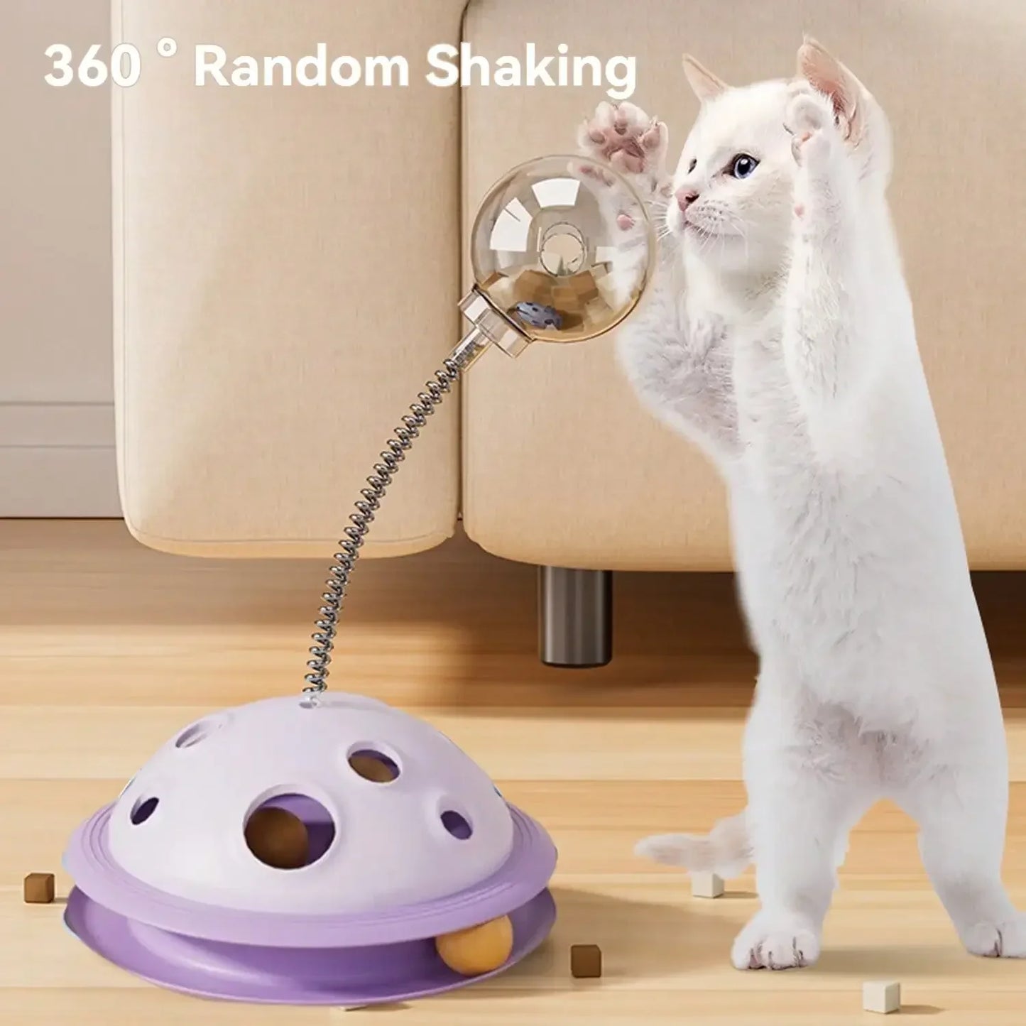 Planet 360 Degree Rotating Digging Snack Dispenser Toy For Cats