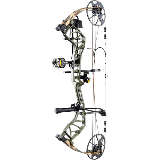 Bear Archery Legit MAXX Ready to Hunt Compound Bow Package with IMS Rest and Picatinny Sight Mounts 10-70 lb Draw Weight 14-13"