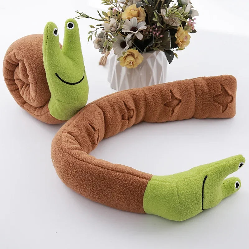 Snail Shaped Dog And Cat Toy With FoodOdorHide Mat