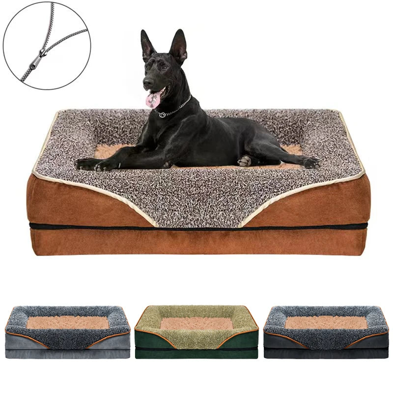 NONECN All Season Oversized Dog Bed With Removable Washable Cover