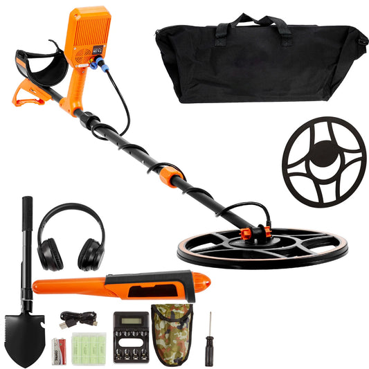 SucceBuy Advanced Multifunctional Rechargeable Metal Detector With LCD Display IP68