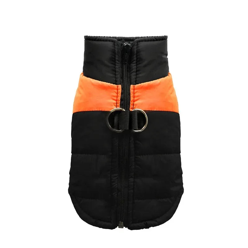 NONECN Waterproof Warm Dog Coat Padded Zipper Jacket For Dogs