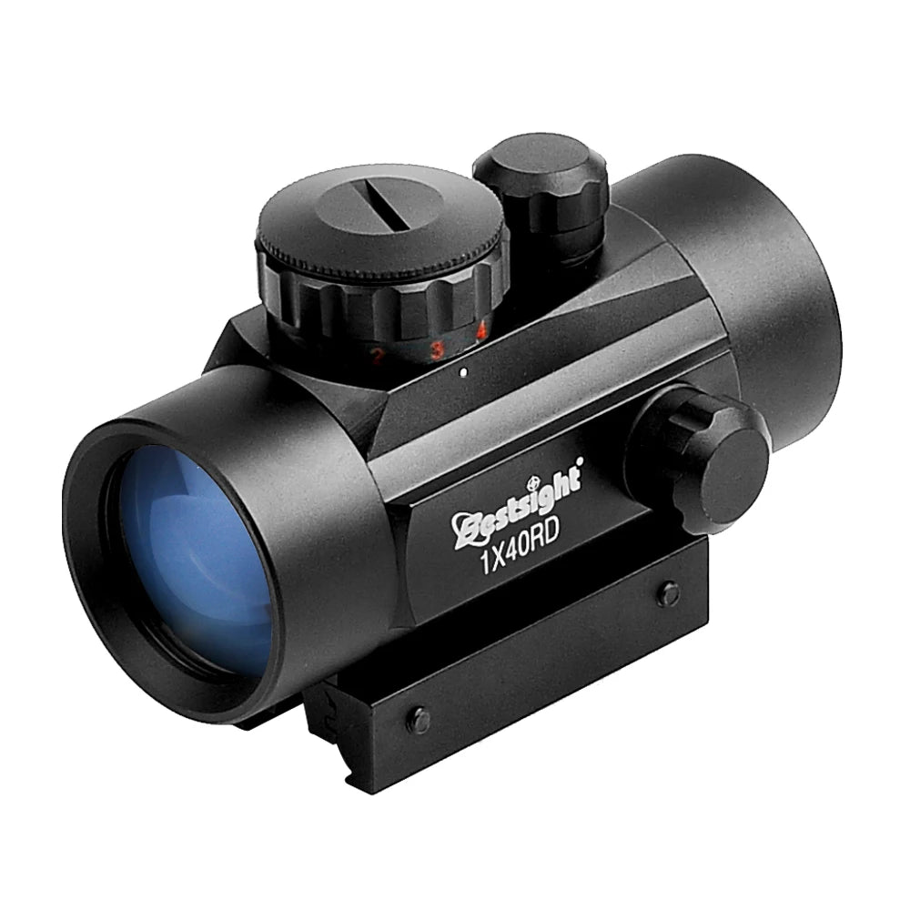 Nabila Rifle Red Dot Sight Reflex Optic IPX4 Waterproof Shockproof FogProof Durable Aluminum Construction Tactical Ready