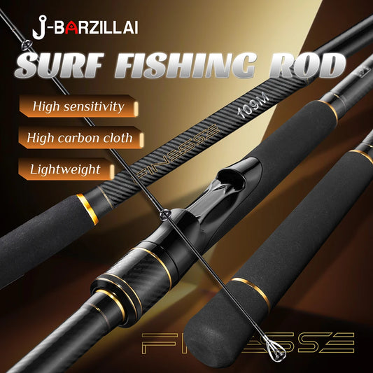 J-BARZILLAI Finesse Carbon Surf Casting Rod