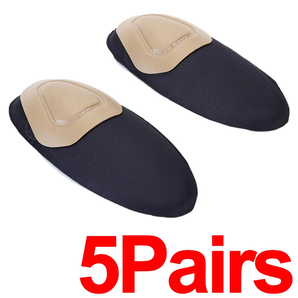 1Pair Tactical Protective Knee Elbow Pads Outdoor Camouflage Suit Gear Hunting Insert Type Soft Pad for Military Combat Use