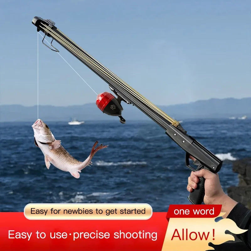 Automatic Fishing Slingshot Aluminum Alloy High Precision Long Range