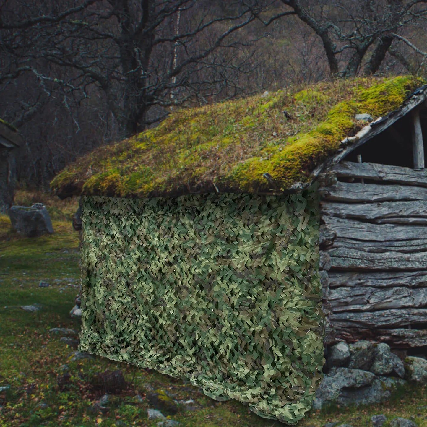 8x8m Camouflage Netting,Outdoor Camping Sunshade, Mesh Camo Net for Camping,Hunting,Military Activities,CS Games