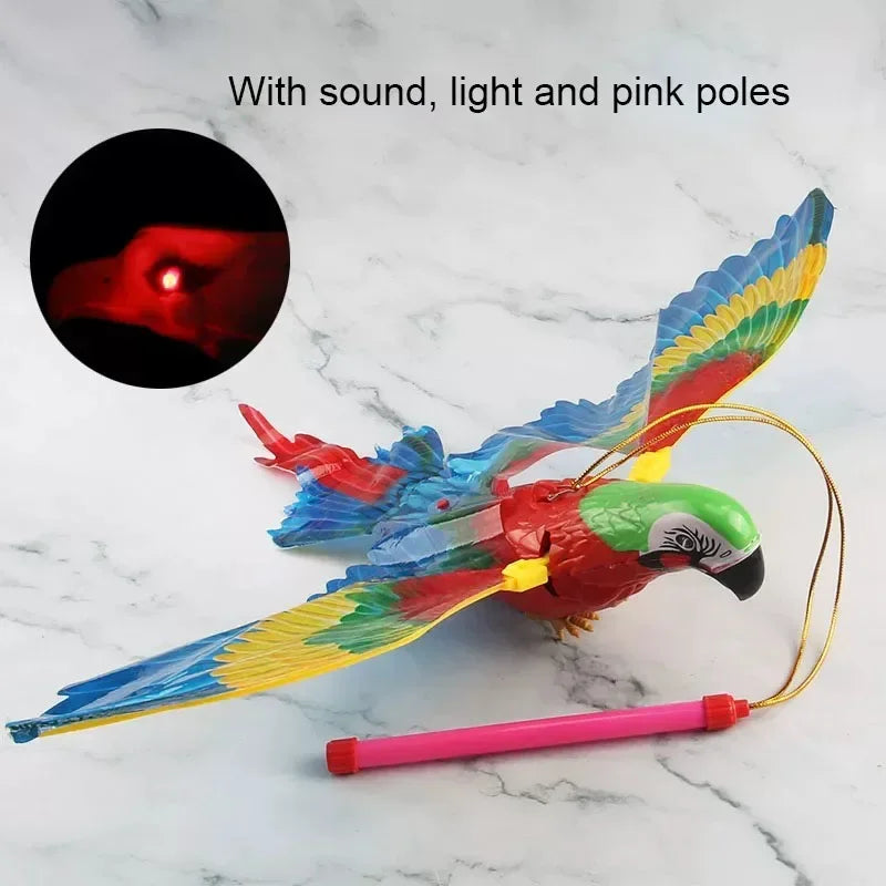 Simulated Bird Interactive Cat Toy Hanging Teaser Flying Bird