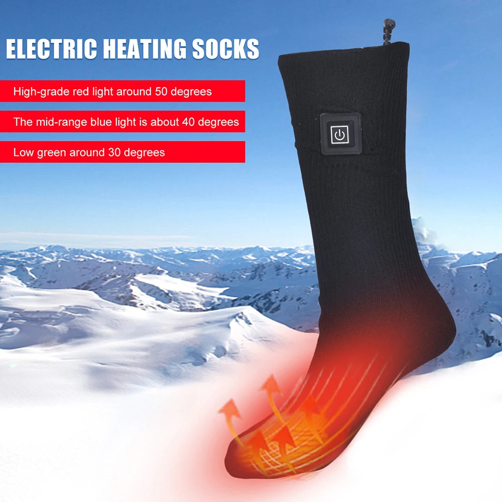 ALLOYSEED Premium ThermoElectric Heated Socks For Extreme Winter Outdoor Adventures