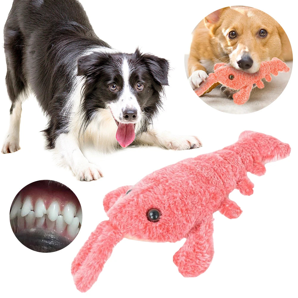 ShunmaiiHign Funny Interactive Dog Plush Toy Jumping Moving Toy