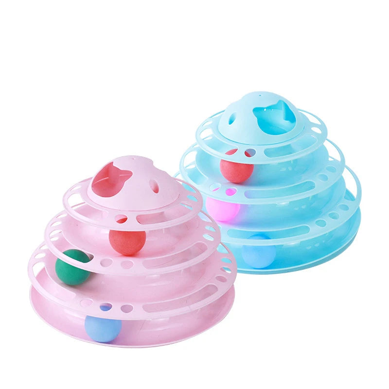 KYJGCN Interactive Cat Toy Tower With Laser Catnip