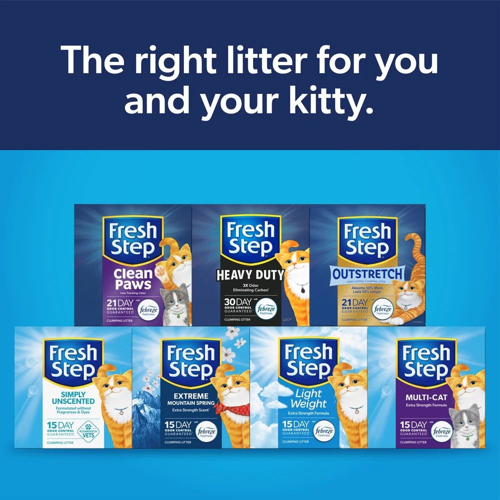 Heavy Duty Clumping Cat Litter With Odor Control Freshness