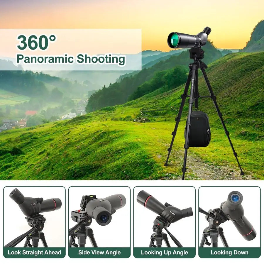 70 Binocular Tripod with Adapter,Shooting Tripod Hunting Rest V Yoke Stand,Compatible with Spotting Scope Monocular Astronomical