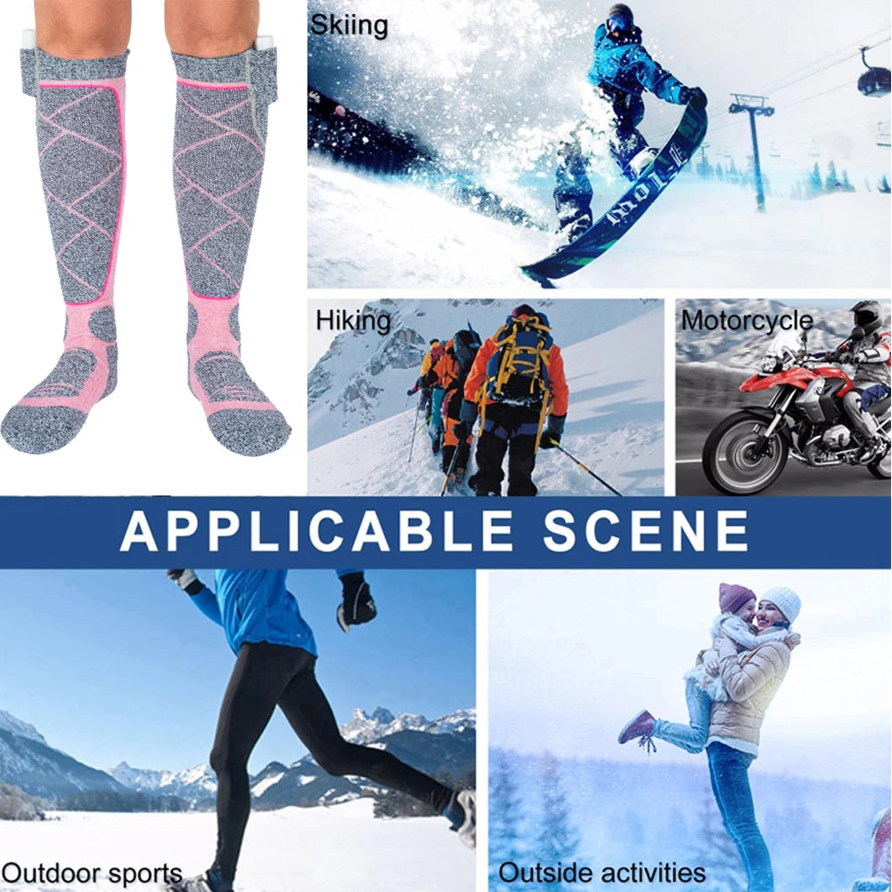 NONECN Ultratherm Electric Heated Outdoor Socks With Adjustable ThreeMode Heating