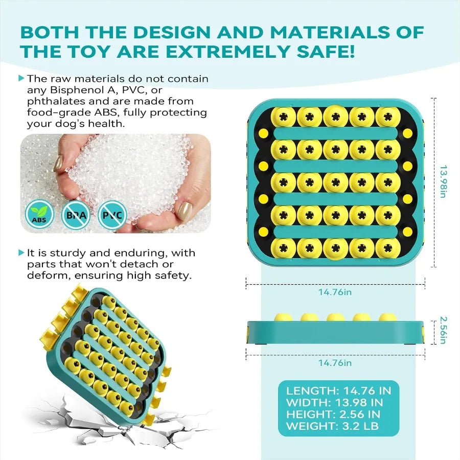 All In One Dog Puzzle Toy With Four Challenge Levels