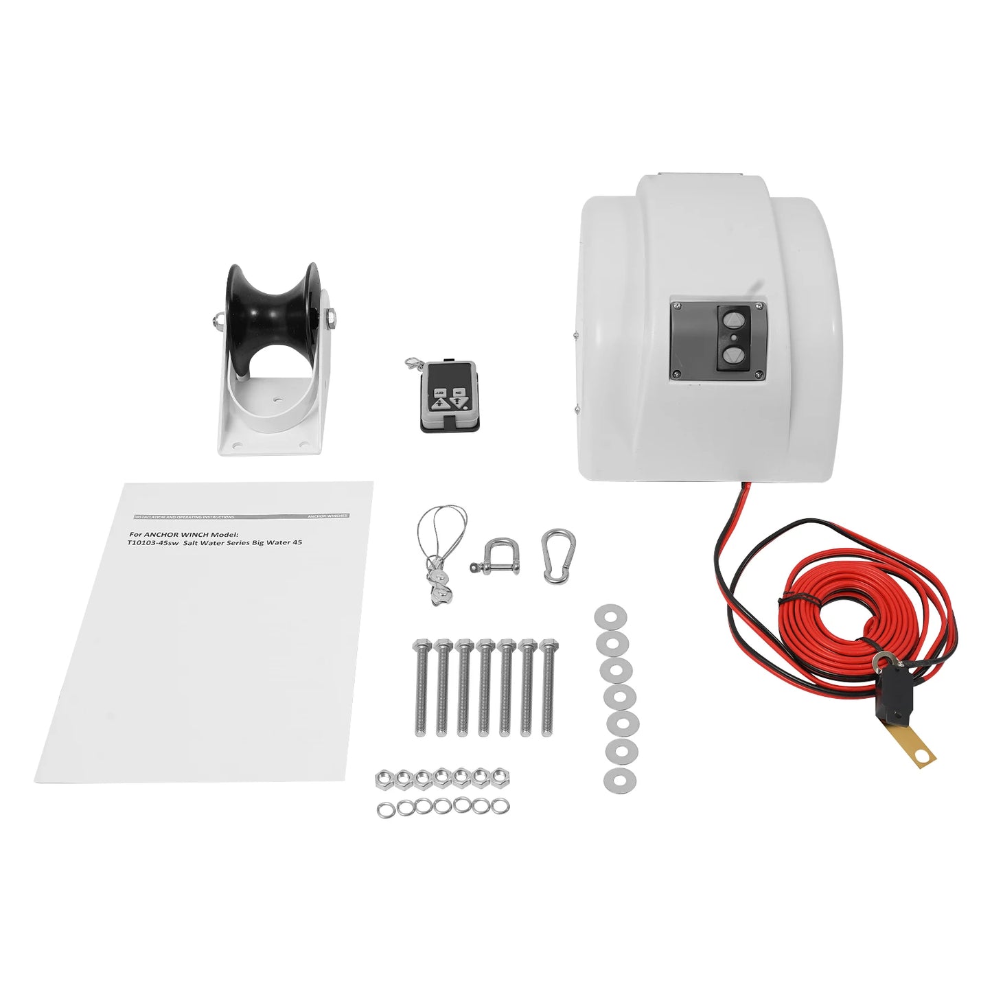 12V Boat Electric Anchor Winch With Remote Wireless Control