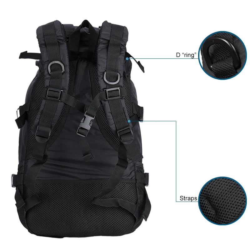 LQARMY Military Tactical Backpack Rucksack for Camping Hiking Bushcraft Travel Gear