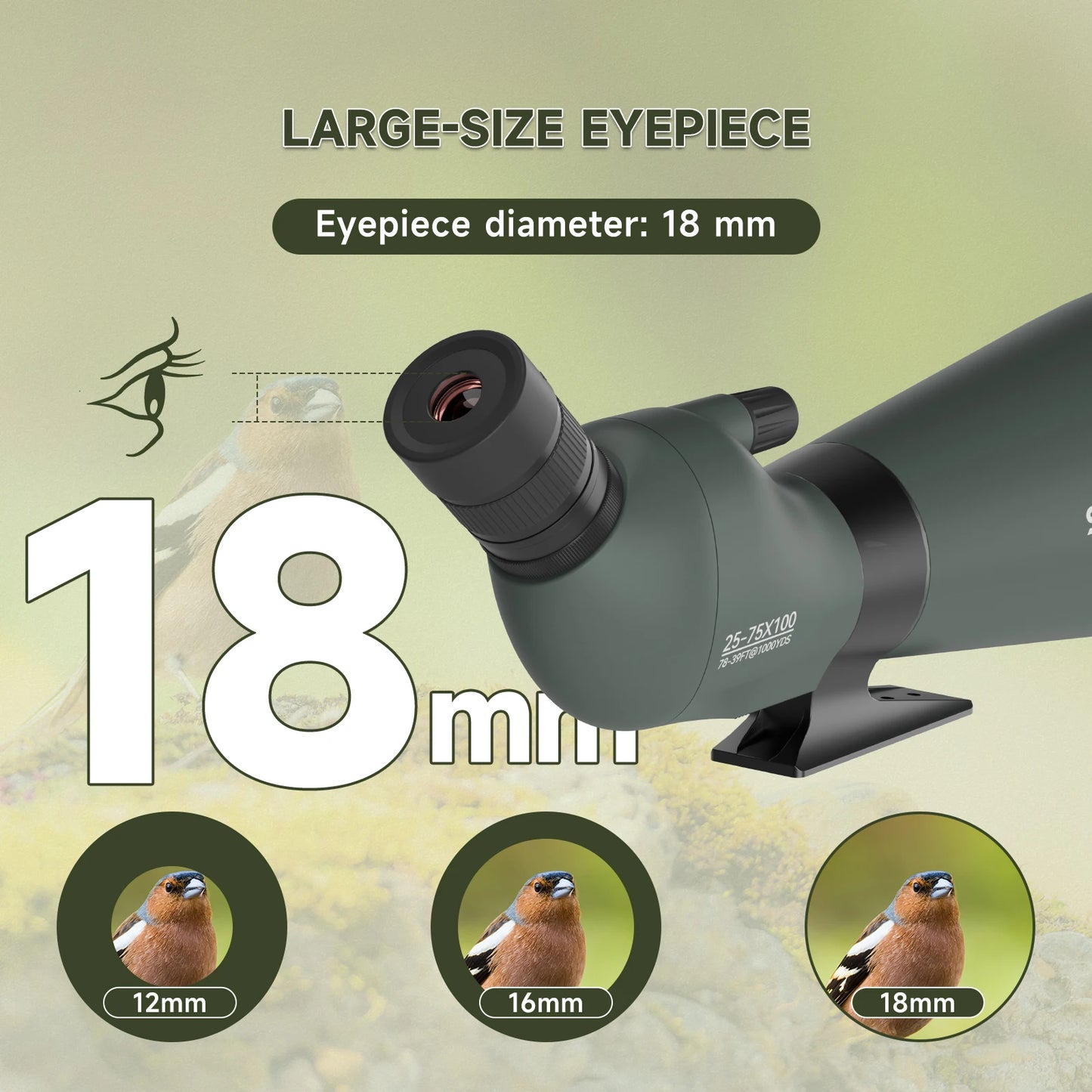 SVBONY SV28A Spotting Scope For Beginners Bird Watching