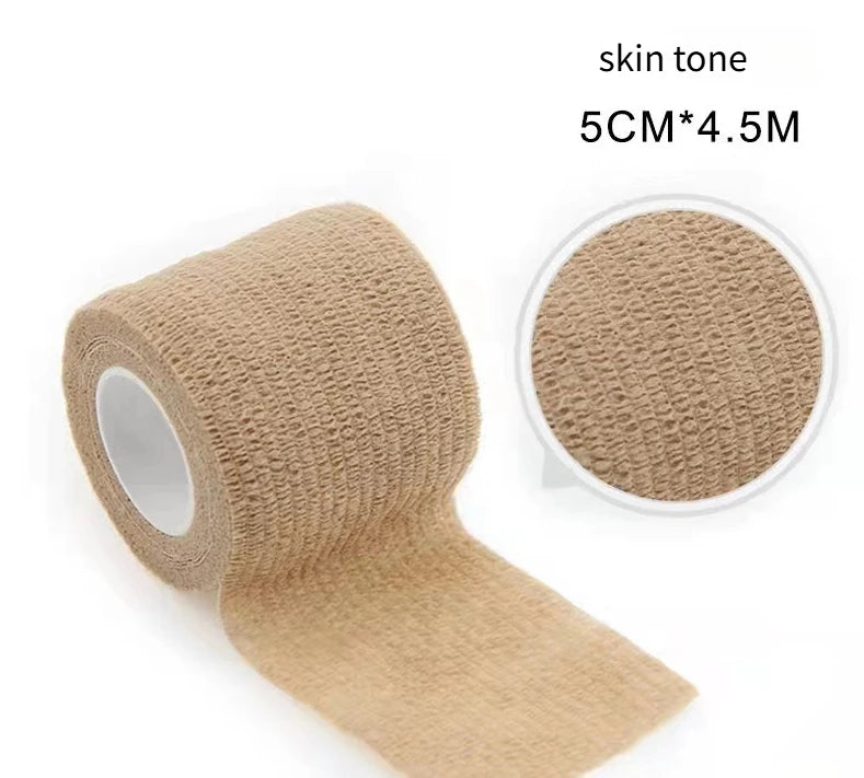 4.5M Hunt Disguise Elastoplast Camouflage Elastic Wrap Tape Self Adhesive Sports Protector Ankle Knee Finger Arm Bandage