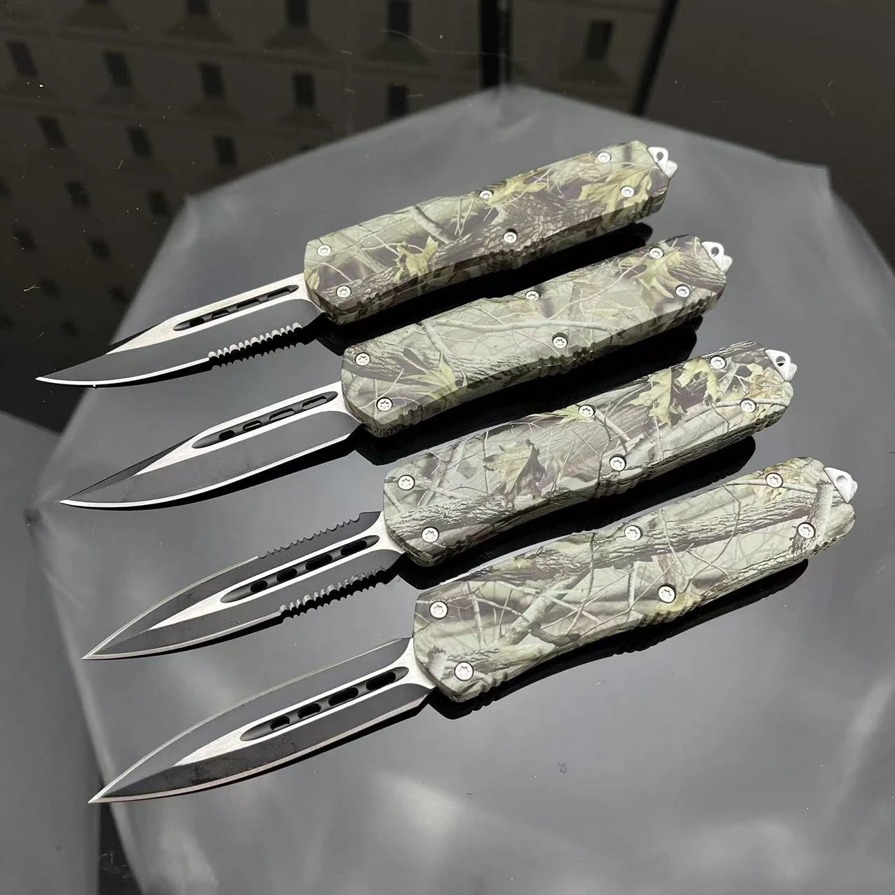 Camouflage A07 Outdoor Pocket Knife Hunting Self Defense Combat Folder Multi-function Wilderness Survival Ultra-sharp Knife