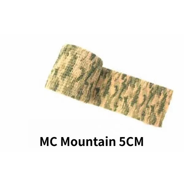 4.5M Hunt Disguise Elastoplast Camouflage Elastic Wrap Tape Self Adhesive Sports Protector Ankle Knee Finger Arm Bandage
