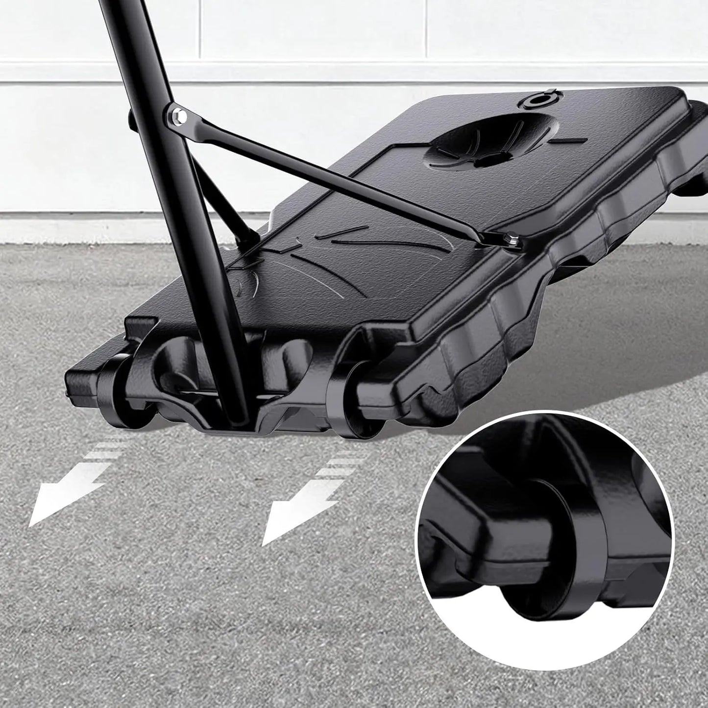 Portable Basketball Hoop for Backyard Fun, Adjustable Height, Easy Setup