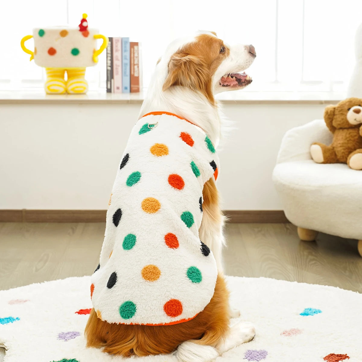 Cute Fleece Puppy Jacket For Dogs Autumn Winter Coat