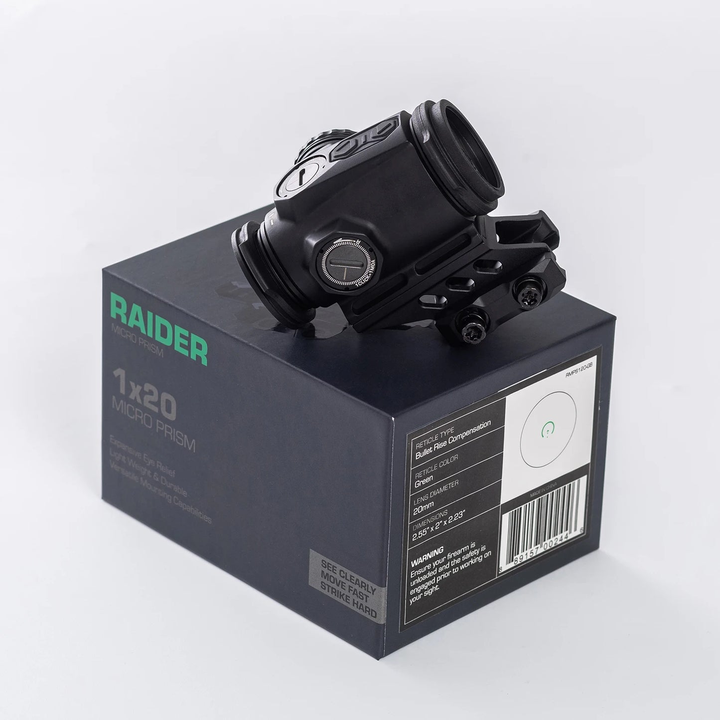 Reflex Dot Sight Shake'N'Wake With Mounts