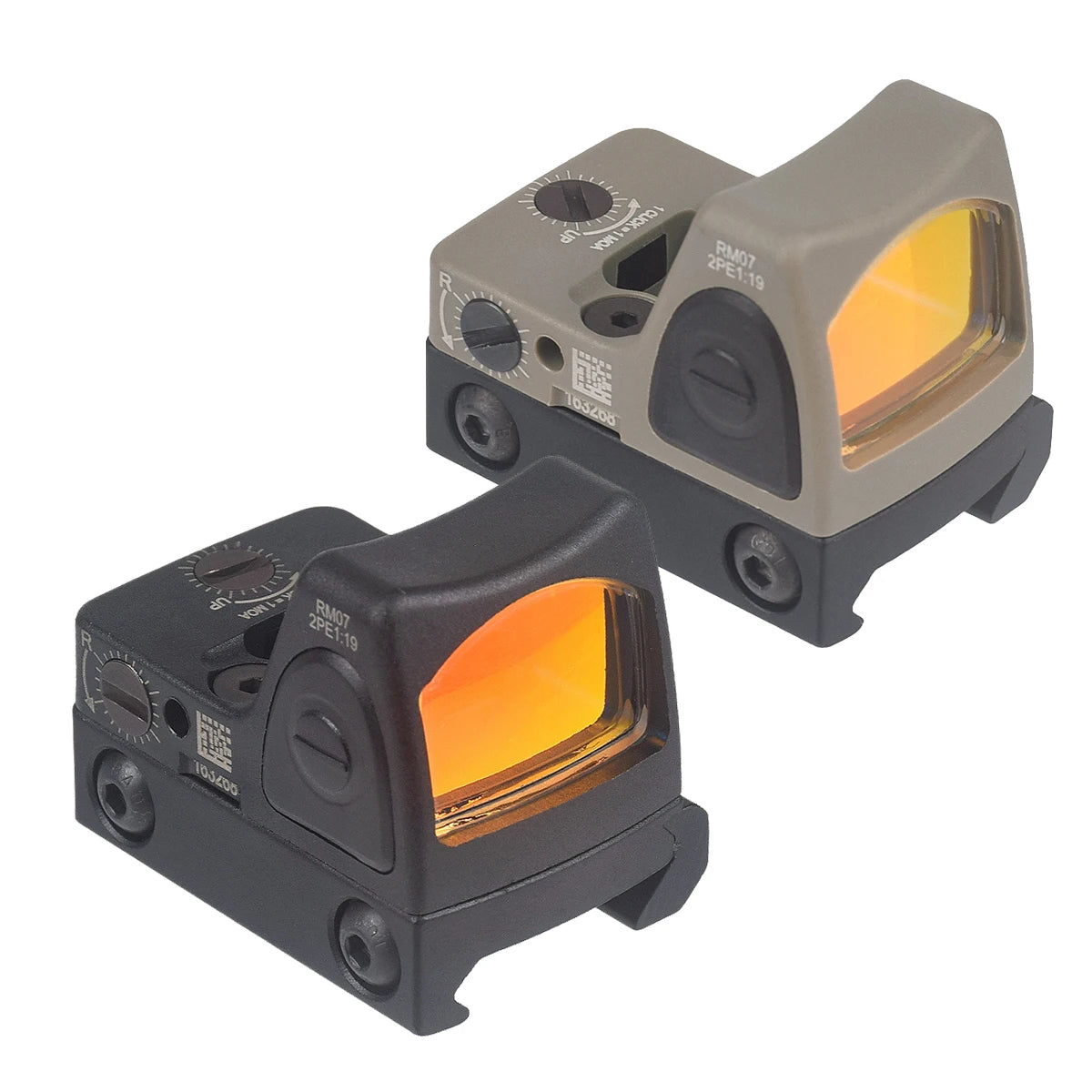 Red Dot Sight NYLON METAL Reflex Sights Scope with Picatinny and G-Mount for Glock17 Airsoft Rifle Handgun Hunting G17 G19 Sight