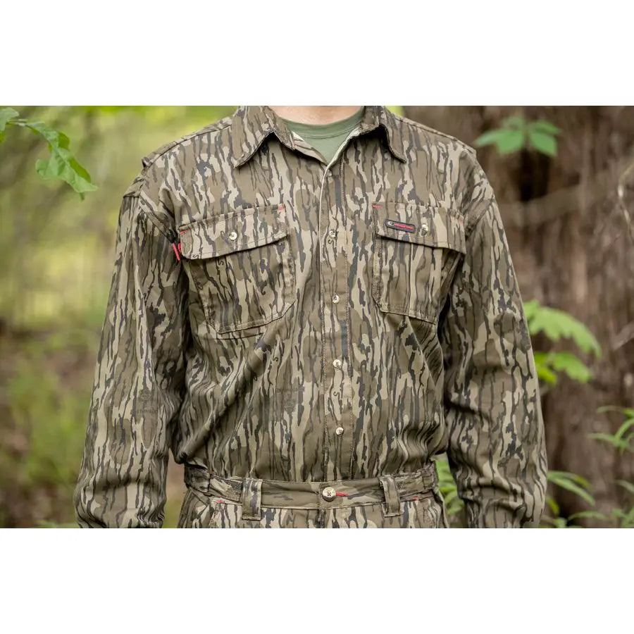 Long Sleeve Camo Hunting Shirts Cotton Mill