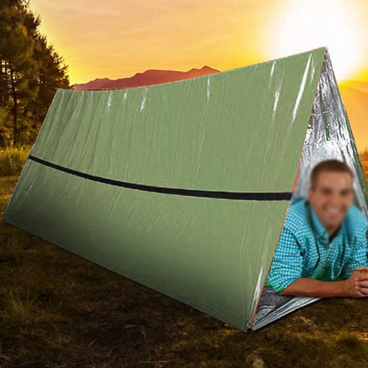 APWIKOGER Emergency Waterproof Survival Sleeping Bag Portable Thermal For Camping Hiking