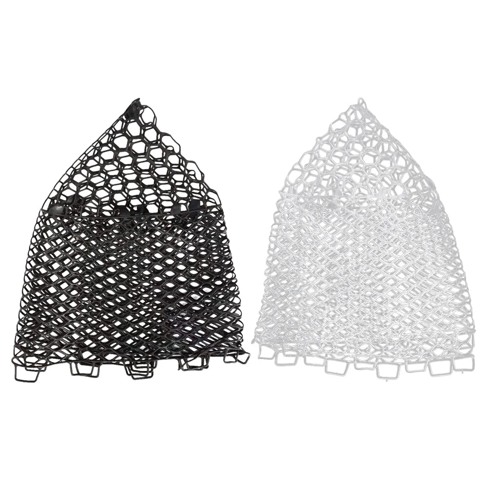 Rubber Net Head 32/40/55cm Folding Landing Net Portable Foldable Trout Net Outdoor Fishing Accessories