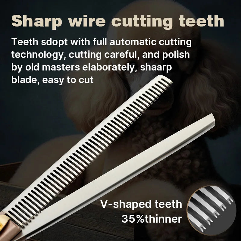 Fenice JP440C Thinning Scissors For Pet Grooming 35 Percent Thinning