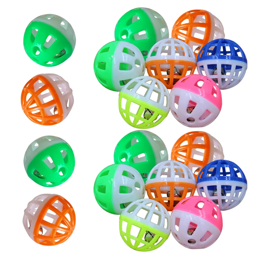 Cat Toy Balls With Bell Jingle For Indoor Cats And Kittens