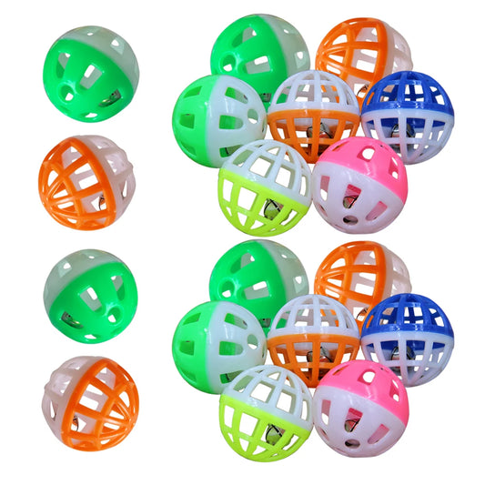 Cat Toy Balls With Bell Jingle For Indoor Cats And Kittens