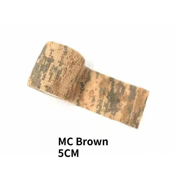 4.5M Hunt Disguise Elastoplast Camouflage Elastic Wrap Tape Self Adhesive Sports Protector Ankle Knee Finger Arm Bandage
