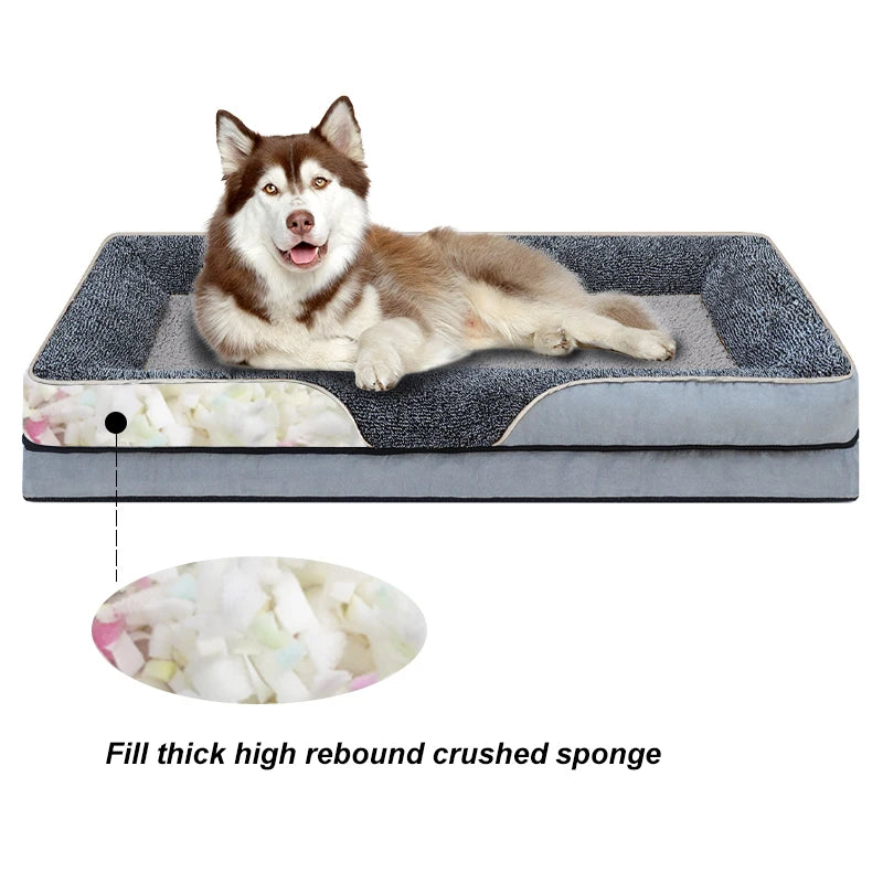 NONECN All Season Oversized Dog Bed With Removable Washable Cover